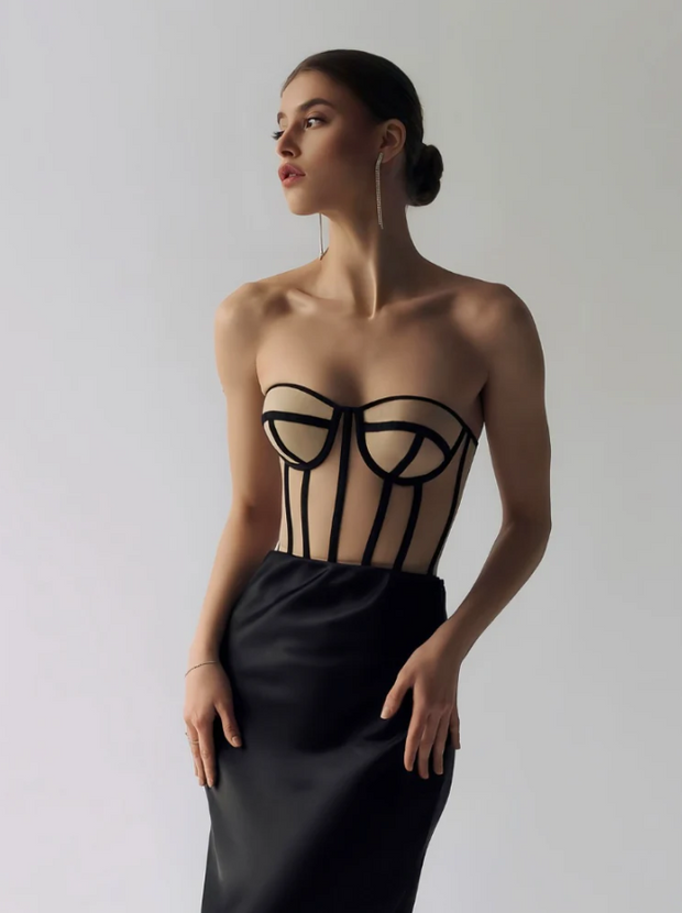 Corset Illusion Noire