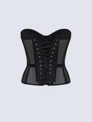 Corset Cristal Noir