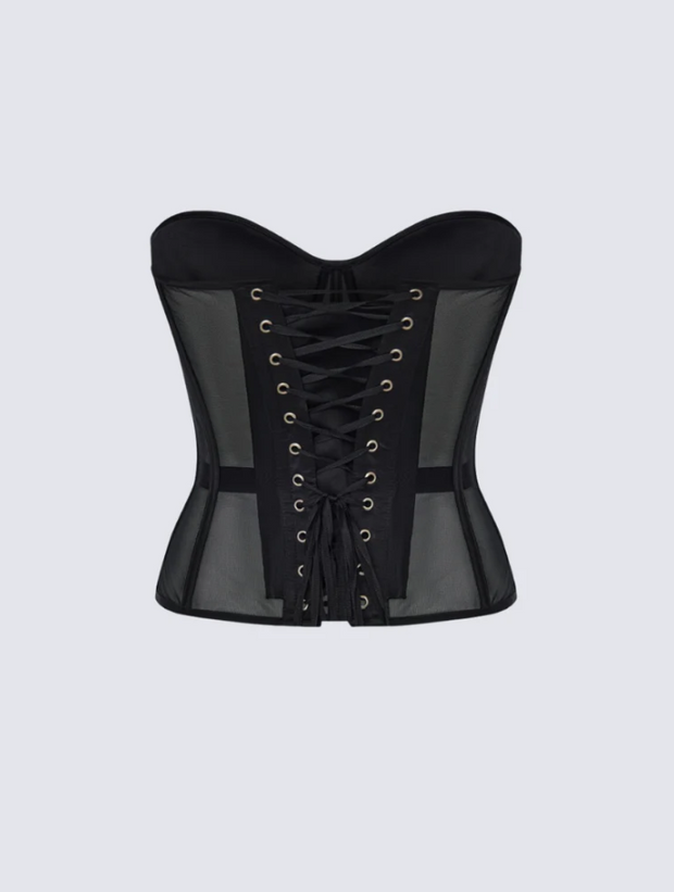 Corset Cristal Noir